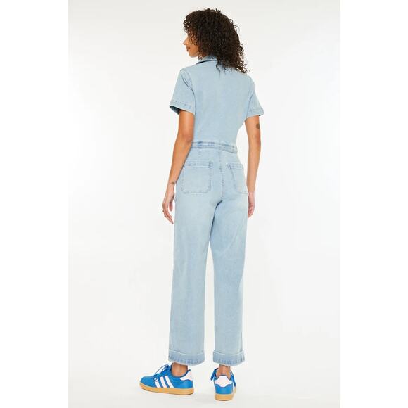 Kancan Paula Wide Leg Coveralls Denim Small - Picture 15 of 15